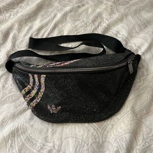 Adidas rhinestone Fanny pack